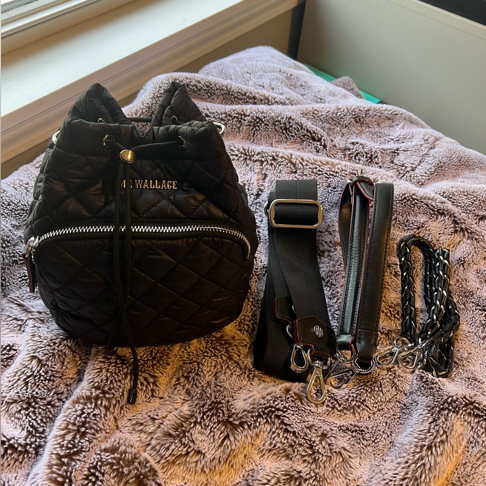 MZ Wallace Crosby Drawstring Bucket Bag